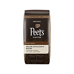 Peet's Coffee Major Dickason's Blend Dark Roast Ground Coffee - Best Coffee On Amazon