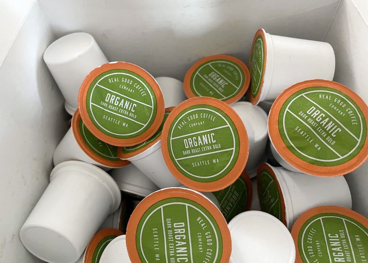 Organic Dark Roast K-Cups from Real Good Coffee Company