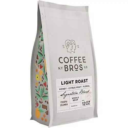 Coffee Bros., Light Roast | Whole Bean | 100% Arabica | 1 Bag (12oz)