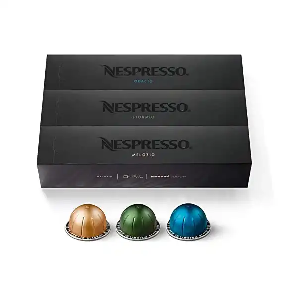 Nespresso Capsules VertuoLine, Variety Pack, 30 Count Pods, Brews 7.8 oz